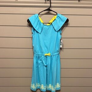 Nautica Blue and Yellow Kids Summer Dress w/Pinapples